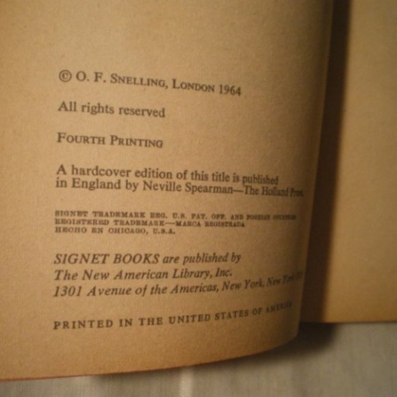 007 JAMES BOND A REPORT O.F. SNELLING 1964 - Picture 5 of 6